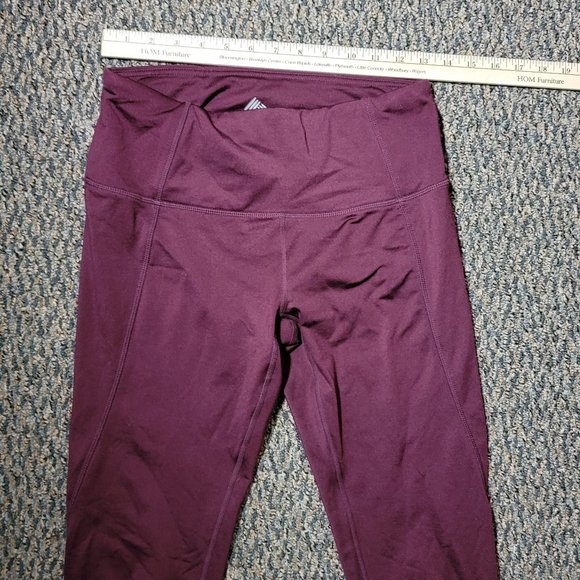 RBX Active Leggings Burgundy Size Medium - Picture 10 of 16